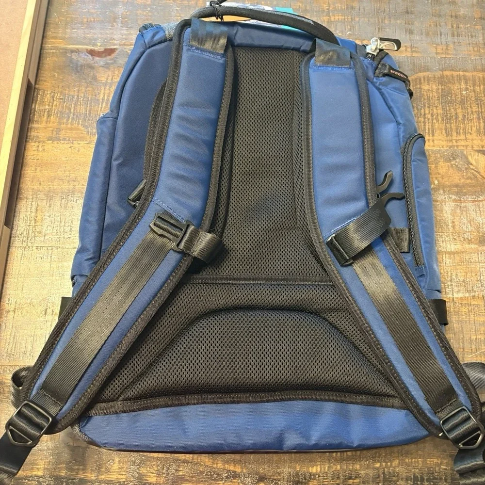 Briggs & Riley BRX Excursion Backpack Blue Travel Work Commuter Bag BP240-44